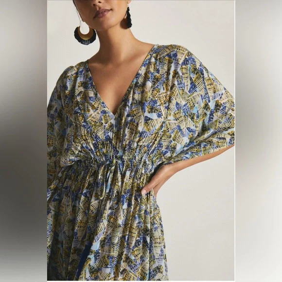 Anthropologie Rujuta Sheth Kaftan Dress - One Size - Picture 3 of 9